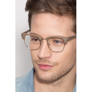 Buy CONCORDE Brown Golden Eyeglasses For $35 At Eyebuydirect.com