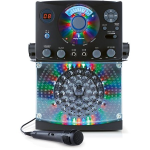 Singing Machine Bluetooth Karaoke System with LED Disco Lights and Microphone For $50 At Walmart.com