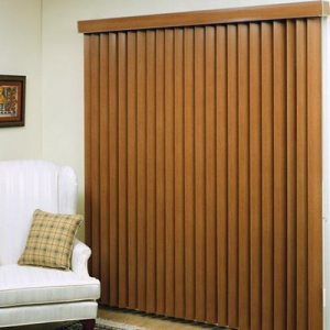 Get Faux Wood Vertical Blind For $68.99 At Blinds.com