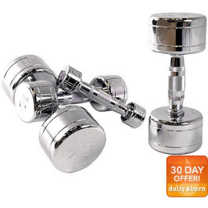 Buy CAP Barbell Chrome Dumbbell with Contoured Handle For $16.28 At Walmart.com