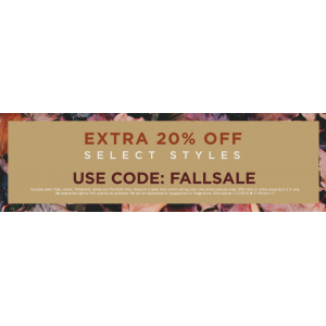 Get Extra 20% Off on Selected Style At JimmyJazz.com