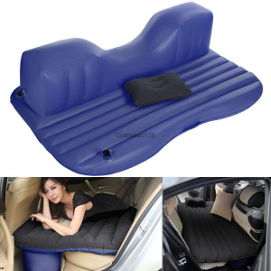 Inflatable Travel Camping Car Seat Sleep Rest Mattress Air Bed with Pillow or Pump For $35.99 (Ebay.com)