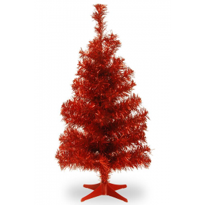 Buy 3 Table Top Tinsel Tree For $21 At Homedecorators.com