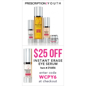 Get $25 Off on Instant Erase Eye Serum Only At FragranceNet.com