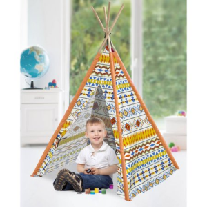 American Kids Tee Pee Play Tent Tribal Aztec For $45 At Walmart.com