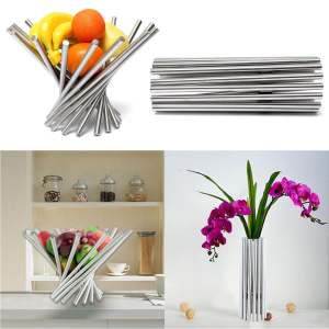 Stainless Steel Vortex Fruit Rack Tray Holder Bowl Basket Room Office Decoration For $19.95 At Ebay.com