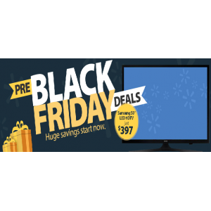 Pre Black Friday Deal : Samsung 50 Inch LED HDTV Just For $397 At Walmart.com