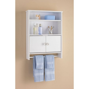 Buy Mainstays 2 Door Wood Wall Cabinet For $27.44 At Walmart.com