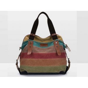 Get Rainbow Natural Cotton Canvas Bag For $44.99 At LivingSocial.com