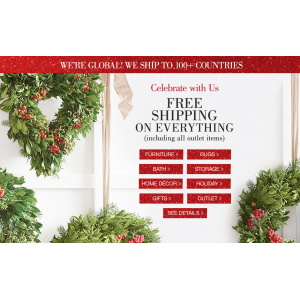 Cyber Monday : Free Shipping + 10% Off Everything At Homedecorators.com