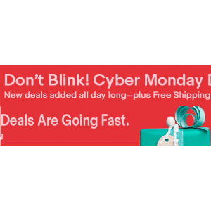 Cyber Monday Deal : Get Up to 70% Off on Any Products At Ebay.com