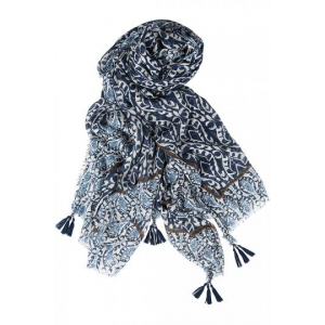 Grab Antigua Indigo Scarf For $37 At Homedecorators.com