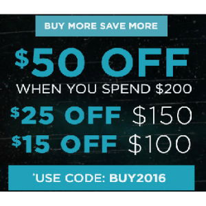 Buy More Save More Get $50 Off  When You Spend $200 At JimmyJazz.com