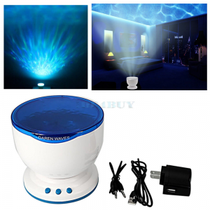 Grab Led Night Light Projector Ocean Daren Waves With Speak For $20.39 At Ebay.com