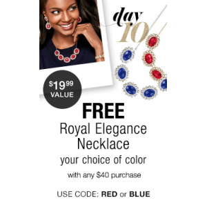 Get Free  Royal Elegance Necklace With Any $40 Purchase At Avon.com