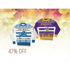 Up to 47% Off on NFL Ugly Christmas Sweaters At Newegg.com