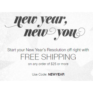 New Year New You  : Get Free Shipping on Order of $25 Or More At Avon.com