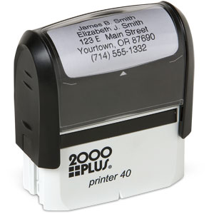 Standard Self Inking Address Stamp 5 Lines For $14.95 At CurrentLables.com