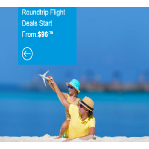 Exclusive Roundtrip Flight Deals Start From $96.19 Only At CheapOair.com