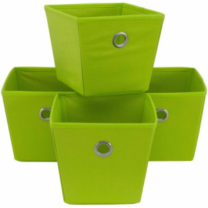 Get Mainstays Non-Woven Bins 4-Pack Just For $7.88 At Walmart.com