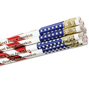 Get Flag Personalized Pencils For $9.95 At Currentlabels.com