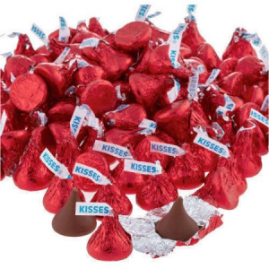 Buy Kisses Milk Chocolate Candy Red Foil For $26.50 At Walmart.com