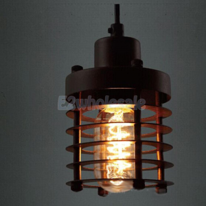 Vintage Iron Hanging Lampshade No Wire Pendant Retro Lamp Holder E27 For $18.51 At Ebay.com