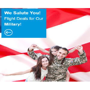 Save Big on Military Airfares and Up to $40 Off At CheapOair.com