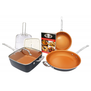 Gotham Steel Pantastic Bundle 7 Piece Set Titanium Ceramic Pan For $74.99 At Ebay.com