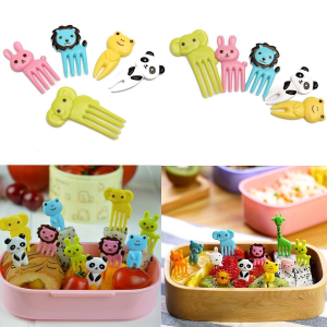 10pcs Bento Kawaii Animal Food Fruit Picks Forks Lunch Box Accessory Just For $2.83 At Ebay.com