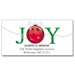 Order Now Joy Holiday Address Labels Just For $4.95 At CurrentLabels.com