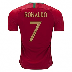 Get Soccer Team Portugal C Ronaldo 7 Home Men's Jersey Color Red $55.99 At Amazon.com