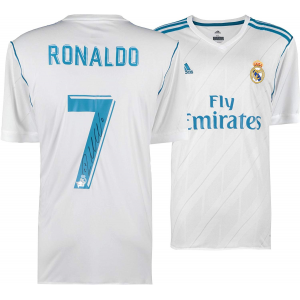 Buy Cristiano Ronaldo Real Madrid C.F. Autographed 2017-2018 Jersey $699.99 At Amzon.com