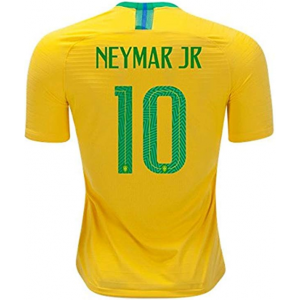 2018 Russia World Cup Neymar JR #10 Brazil National Home Men Soccer Jersey $39.89 At Amazon.com