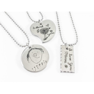 Personalized Etched Necklace At $19.99(living social)