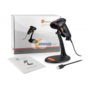 Taotronics TT-BS003 Black USB Automatic Wired Handheld Laser Barcode Scanner With Hands Free Adjustable Stand Bracket At  $34.99