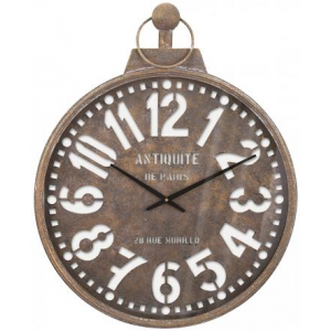 BARRETT WALL CLOCK this pocket watch wall clock passes for an antique At $130.00 (home decorators)