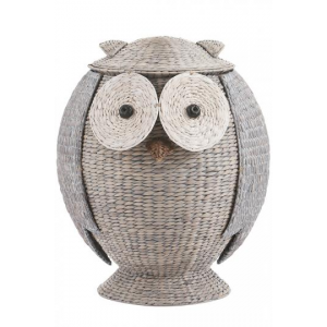 OWL HAMPER this wicker hamper is a hoot At $129.00 (home decorators)