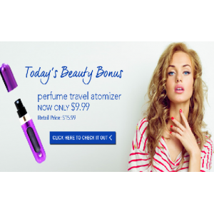 Get Perfume Travel Atomizer Now Only At $9.99(FragranceNet.com)