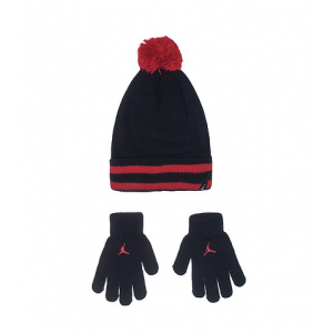 Jordan Cuffed Pom Hat And Gloves 2 Piece Set At $15.99 (jimmy jazz)