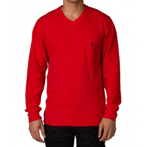 POLO LS V NECK THERMAL - FOLDED  At $49.50 (jimmy jazz)